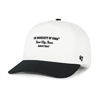 Men's '47 White Iowa Hawkeyes Contemporary Basics Two-Tone Hitch Adjustable Hat