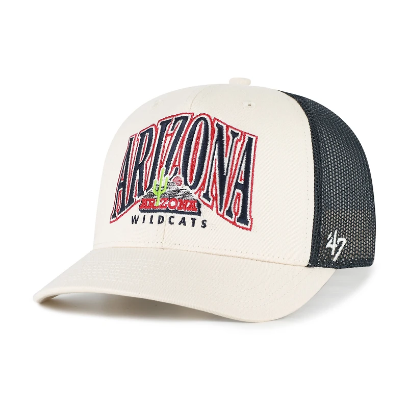 Men's '47  Natural Arizona Wildcats Drawbridge Trucker Adjustable Hat