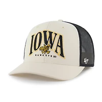 Men's '47  Natural Iowa Hawkeyes Drawbridge Trucker Adjustable Hat