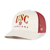 Men's '47  Natural USC Trojans Drawbridge Trucker Adjustable Hat