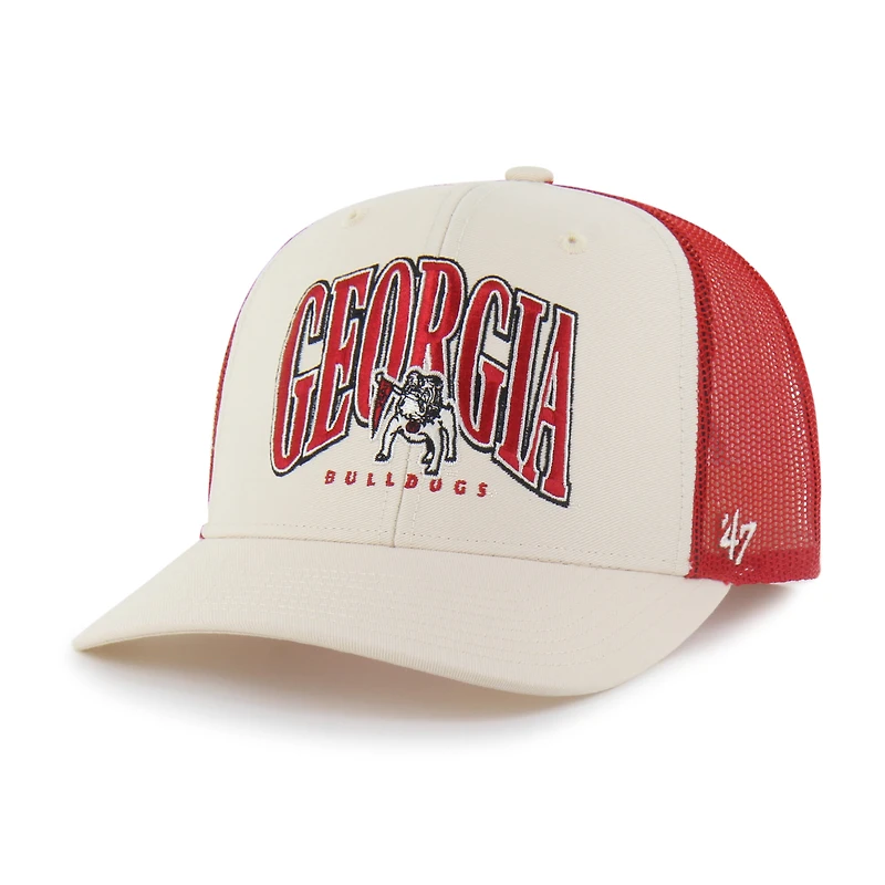 Men's '47  Natural Georgia Bulldogs Drawbridge Trucker Adjustable Hat