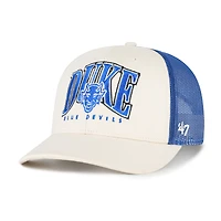 Men's '47  Natural Duke Blue Devils Drawbridge Trucker Adjustable Hat