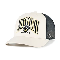 Men's '47  Natural Missouri Tigers Drawbridge Trucker Adjustable Hat