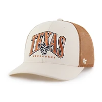 Men's '47  Natural Texas Longhorns Drawbridge Trucker Adjustable Hat