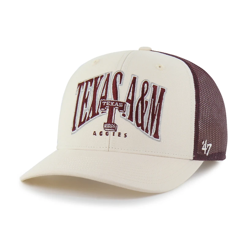 Men's '47 Natural Texas A&M Aggies Drawbridge Trucker Adjustable Hat