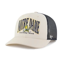 Men's '47  Natural Notre Dame Fighting Irish Drawbridge Trucker Adjustable Hat