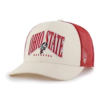 Men's '47  Natural Ohio State Buckeyes Drawbridge Trucker Adjustable Hat