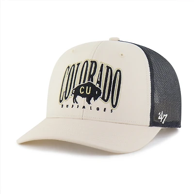 Men's '47  Natural Colorado Buffaloes Drawbridge Trucker Adjustable Hat