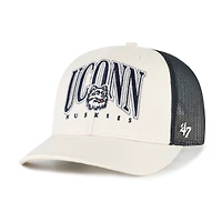 Men's '47  Natural UConn Huskies Drawbridge Trucker Adjustable Hat