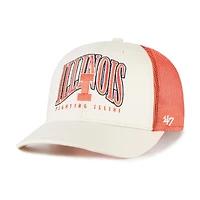 Men's '47  Natural Illinois Fighting Illini Drawbridge Trucker Adjustable Hat