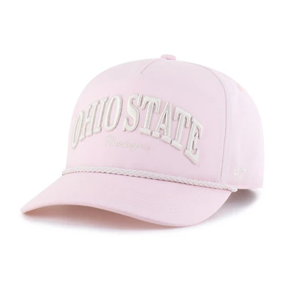 Men's '47  Pink Ohio State Buckeyes Gelato Hitch Adjustable Hat