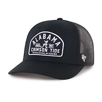 Men's '47  Black Alabama Crimson Tide Leland Trucker Adjustable Hat