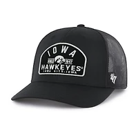 Men's '47  Black Iowa Hawkeyes Leland Trucker Adjustable Hat