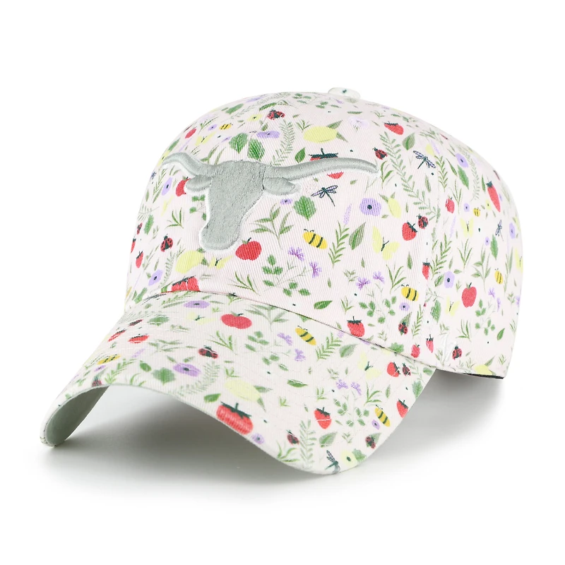 Women's '47  Light Pink Texas Longhorns Posey Clean Up Adjustable Hat