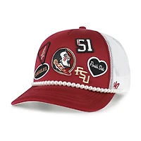 Men's '47  Garnet/White Florida State Seminoles Rally On Hitch Adjustable Hat