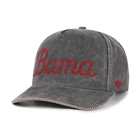 Men's '47  Gray Alabama Crimson Tide Reclaim Snow Wash Corduroy Hitch Adjustable Hat