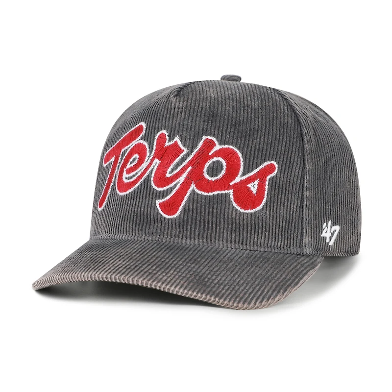 Men's '47  Gray Maryland Terrapins Reclaim Snow Wash Corduroy Hitch Adjustable Hat