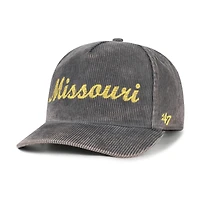 Men's '47  Gray Missouri Tigers Reclaim Snow Wash Corduroy Hitch Adjustable Hat