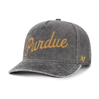 Men's '47  Gray Purdue Boilermakers Reclaim Snow Wash Corduroy Hitch Adjustable Hat