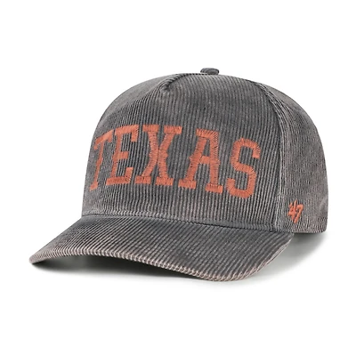 Men's '47  Gray Texas Longhorns Reclaim Snow Wash Corduroy Hitch Adjustable Hat