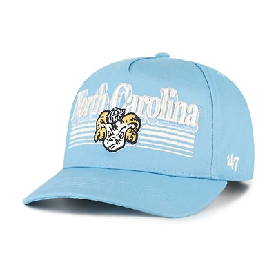 Men's '47  Carolina Blue North Carolina Tar Heels Script Fade Hitch Adjustable Hat