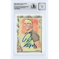 Rafael Nadal Autographed 2023 Topps Allen & Ginter #249 Beckett Fanatics Witnessed Authenticated Auto 10 Card