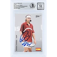 Rafael Nadal Autographed 2003 NetPro Elite Event #E27 Beckett Fanatics Witnessed Authenticated Auto 10 Rookie Card