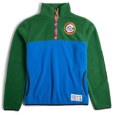 Unisex Green/Sky Blue Topo Designs x Colorado Rapids Vista Quarter-Zip Fleece Sweatshirt