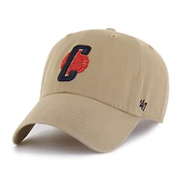 Men's '47  Khaki UConn Huskies Clean Up Adjustable Hat
