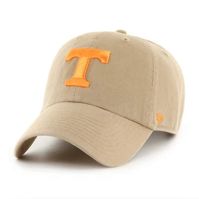 Men's '47  Khaki Tennessee Volunteers Vault Clean Up Adjustable Hat