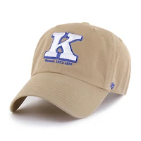 Men's '47  Khaki Kentucky Wildcats Vault Clean Up Adjustable Hat