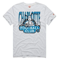 Unisex Homage  Gray Charlotte FC MLS x Peanuts Snoopy Graphic Tri-Blend T-Shirt