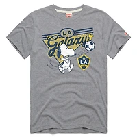 Unisex Homage  Gray LA Galaxy MLS x Peanuts Snoopy Graphic Tri-Blend T-Shirt
