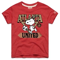 Youth Homage  Red Atlanta United FC MLS x Peanuts Snoopy Graphic Tri-Blend T-Shirt