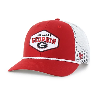 Men's '47  Red Georgia Bulldogs Ace Out Rope Adjustable Trucker Hat