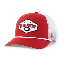 Men's '47  Red Georgia Bulldogs Ace Out Rope Adjustable Trucker Hat