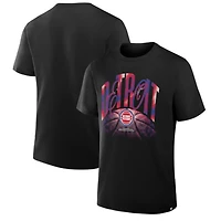 Men's Black Detroit Pistons Chrome Legacy T-Shirt