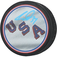 Auston Matthews Team USA Autographed 2026 Winter Olympics Hockey Puck
