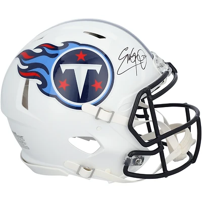 Eddie George Tennessee Titans Autographed Riddell 1999-2017 Throwback Speed Authentic Helmet