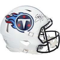 Eddie George Tennessee Titans Autographed Riddell 1999-2017 Throwback Speed Authentic Helmet