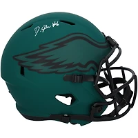 DeVonta Smith Philadelphia Eagles Autographed Riddell Rave Speed Replica Helmet