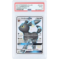 Umbreon GX 2019 Pokemon Sun & Moon Hidden Fates Full Art #SV69 PSA Authenticated 9 Card