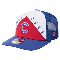 Men's New Era White/Royal Chicago Cubs Retro Cut 19TWENTY Adjustable Trucker Hat