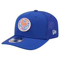 Men's New Era  Royal New York Mets Floral Patch 9SEVENTY Adjustable Hat