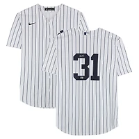 Cam Schlittler New York Yankees Autographed White Pinstripe Nike Replica Jersey