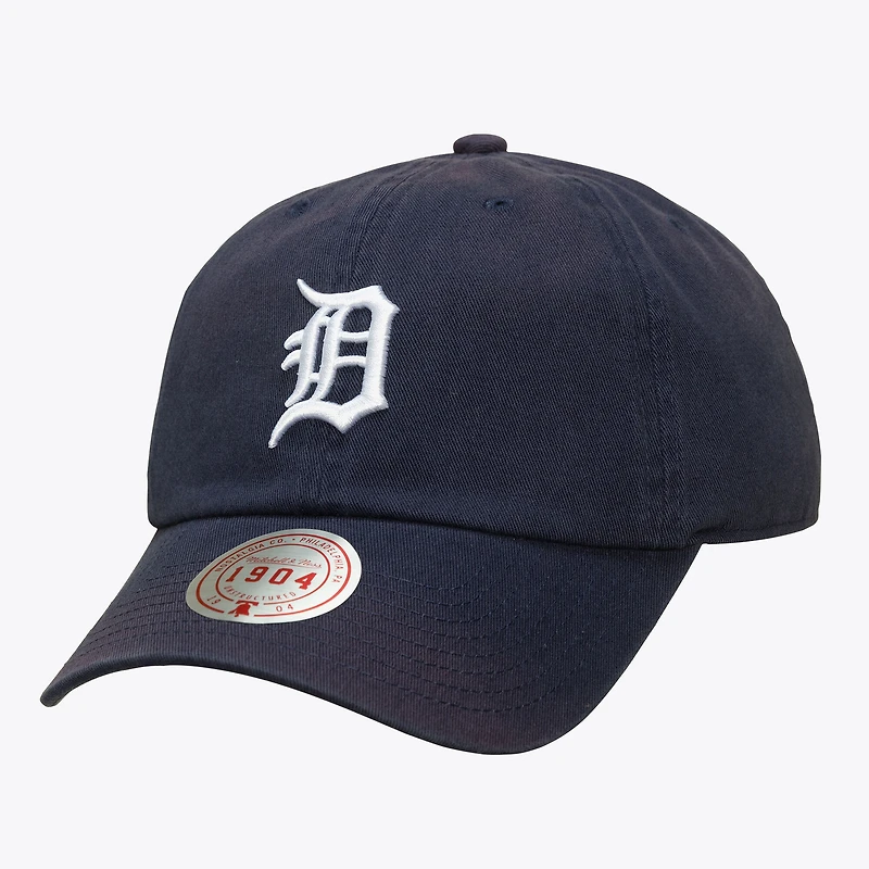 Unisex Mitchell & Ness Navy Detroit Tigers 1904 Soft Wash Adjustable Hat