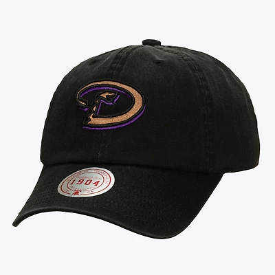 Unisex Mitchell & Ness Black Arizona Diamondbacks 1904 Soft Wash Cooperstown Adjustable Hat