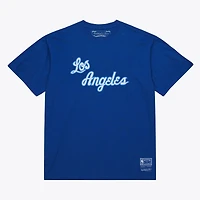 Unisex Mitchell & Ness  Royal Los Angeles Lakers Hardwood Classics Arch T-Shirt