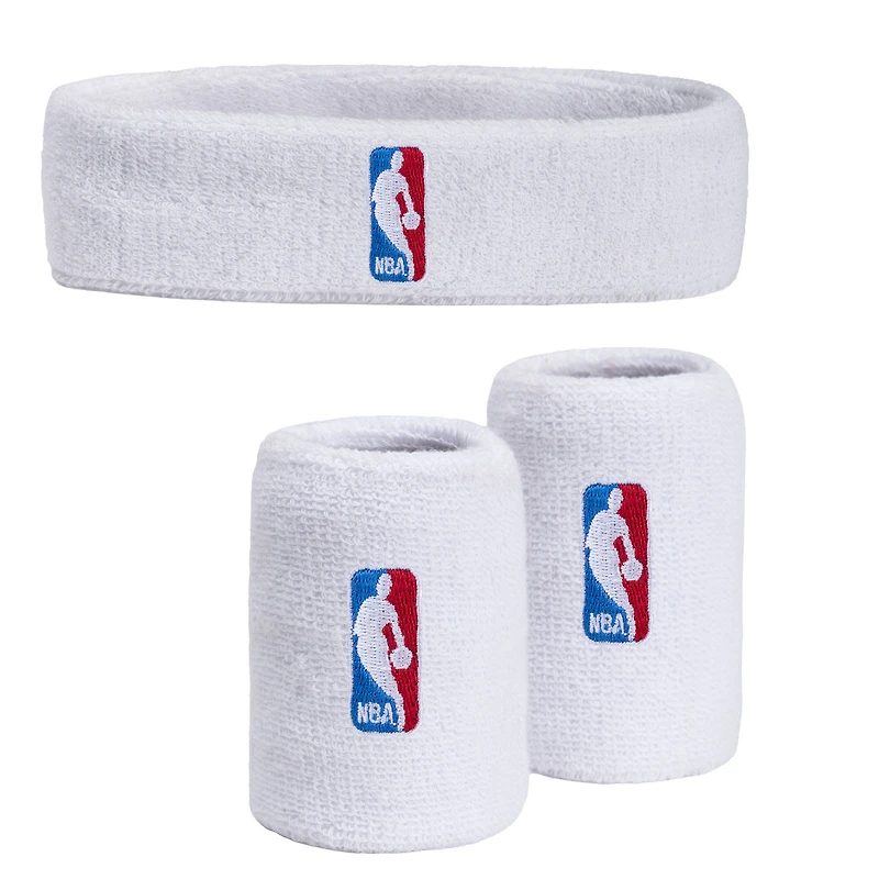 NBA 3-Pack Headband & Wristband Combo Set