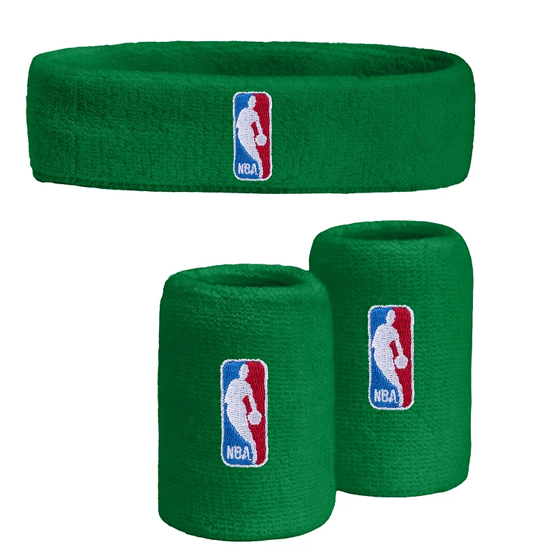 NBA 3-Pack Headband & Wristband Combo Set